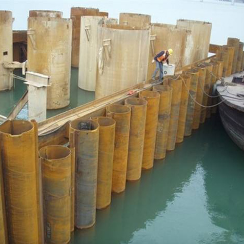 漳州钢护筒现场安装